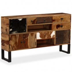 Komoda z litego drewna sheesham, 140 x 30 x 80 cm