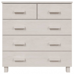 Komoda, biała, 79x40x80 cm, drewno sosnowe