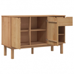 Komoda, 114x43x73,5 cm, lite drewno sosnowe