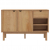Komoda, 114x43x73,5 cm, lite drewno sosnowe