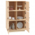 Szafka, 67x40x108,5 cm, lite drewno sosnowe