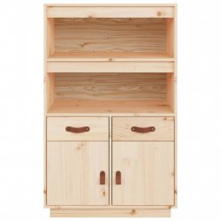 Szafka, 67x40x108,5 cm, lite drewno sosnowe
