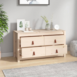 Komoda, 100x40x54 cm, lite drewno sosnowe