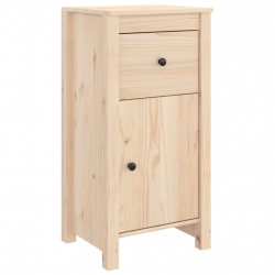 Szafki, 2 szt., 40x35x80 cm, lite drewno sosnowe