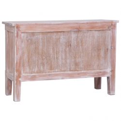 Komoda z 2 szufladami, 90x30x60 cm, lite drewno mahoniowe