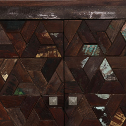 Szafka z litego drewna odzyskanego, 60 x 30 x 76 cm
