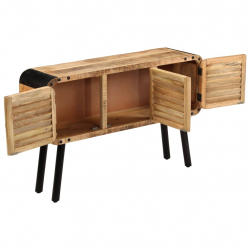 Szafka z litego drewna mango, 120 x 30 x 76 cm