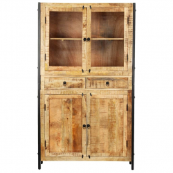 Kredens, 100 x 40 x 175 cm, lite drewno mango