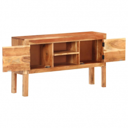 Szafka, 116x30x66 cm, lite drewno akacjowe