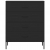 Szafka z szufladami, czarna, 80x35x101,5 cm, stalowa