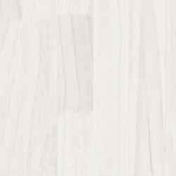 Szafka boczna, biała, 60x36x84 cm, lite drewno sosnowe