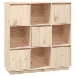 Szafka, 110,5x35x117 cm, lite drewno sosnowe