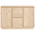 Szafka, 111x34x75 cm, lite drewno sosnowe