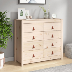 Komoda, 100x40x90 cm, lite drewno sosnowe