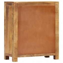 Szafka, 65 x 30 x 75 cm, lite, surowe drewno mango