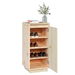 Szafka na buty, 35x35x80 cm, lite drewno sosnowe
