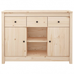 Komoda, 100x35x74,5 cm, lite drewno sosnowe