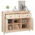 Komoda, 100x35x74,5 cm, lite drewno sosnowe