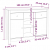 Komoda, 100x35x74,5 cm, lite drewno sosnowe