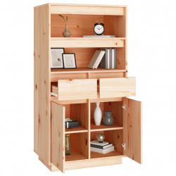 Szafka, 60x40x116,5 cm, lite drewno sosnowe