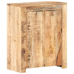 Szafka, 59x33x75 cm, surowe drewno mango