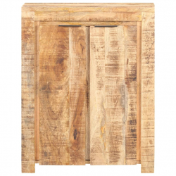 Szafka, 59x33x75 cm, surowe drewno mango