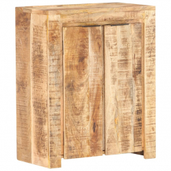 Szafka, 59x33x75 cm, surowe drewno mango