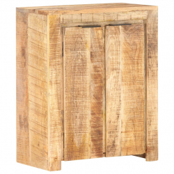 Szafka, 59x33x75 cm, surowe drewno mango