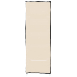 Szafka na buty, kremowa, 60x28x90 cm, materiałowa