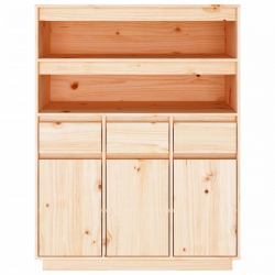 Szafka, 89x40x116,5 cm, lite drewno sosnowe