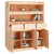 Szafka, 89x40x116,5 cm, lite drewno sosnowe