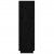 Wysoka szafka, czarna, 38x35x117 cm, lite drewno sosnowe