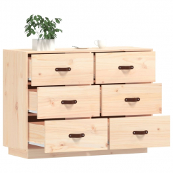 Komoda, 100x40x75 cm, lite drewno sosnowe