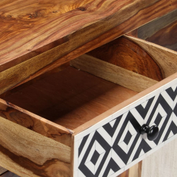 Komoda, 140 x 40 x 80 cm, lite drewno sheesham