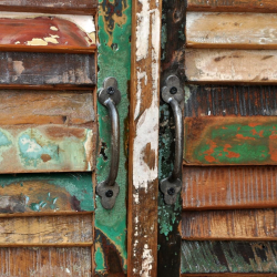 Kredens 4-drzwiowy z drewna odzyskanego