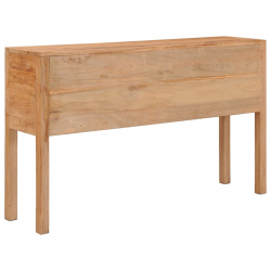 Komoda, 125 x 30 x 75 cm, lite drewno tekowe