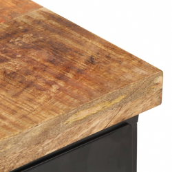 Szafka, 60 x 30 x 76 cm, surowe drewno mango