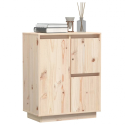 Szafka, 60 x 34 x 75 cm, lite drewno sosnowe