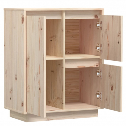 Szafka, 60 x 34 x 75 cm, lite drewno sosnowe