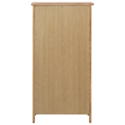 Szafka na buty, 76 x 37 x 105 cm, lite drewno dębowe
