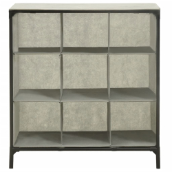 Regał na buty, 57x36x61 cm, włóknina i stal, szary