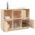 Szafka, 110,5x35x80 cm, lite drewno sosnowe