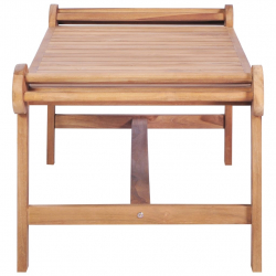 Stolik kawowy, 100x50x45 cm, lite drewno tekowe