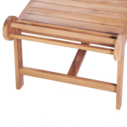 Stolik kawowy, 100x50x45 cm, lite drewno tekowe