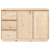 Szafka, 111x34x75 cm, lite drewno sosnowe