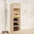 Szafka na buty, 34x30x105 cm, lite drewno sosnowe