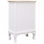 Komoda, biała, 50x30x80 cm, drewniana