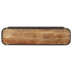 Szafka, 120x30x73 cm, lite drewno mango