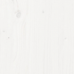 Szafka, biała, 111x34x60 cm, lite drewno sosnowe