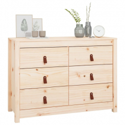 Komoda, 100x40x72 cm, lite drewno sosnowe